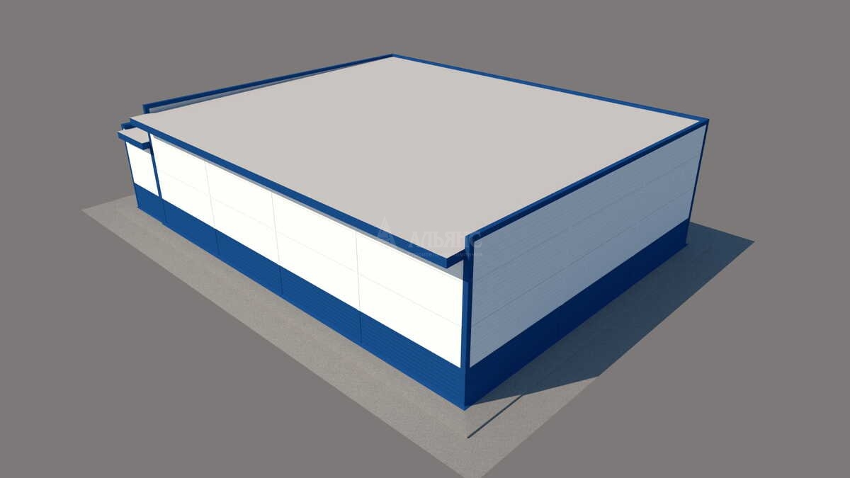 3D визуализация Магазин из сэндвич-панелей - фото 17