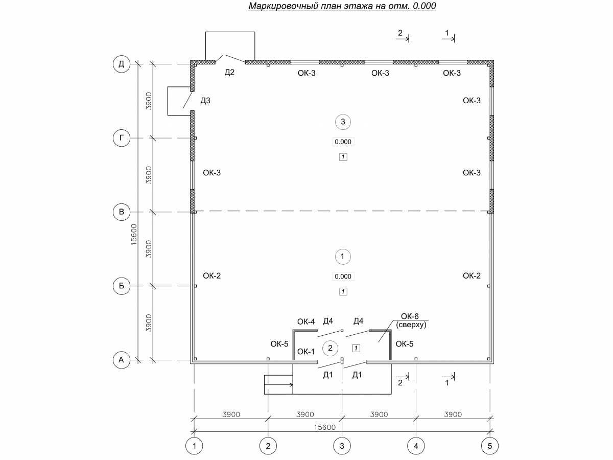 Планировка Кафе из сэндвич-панелей -  фото 1
