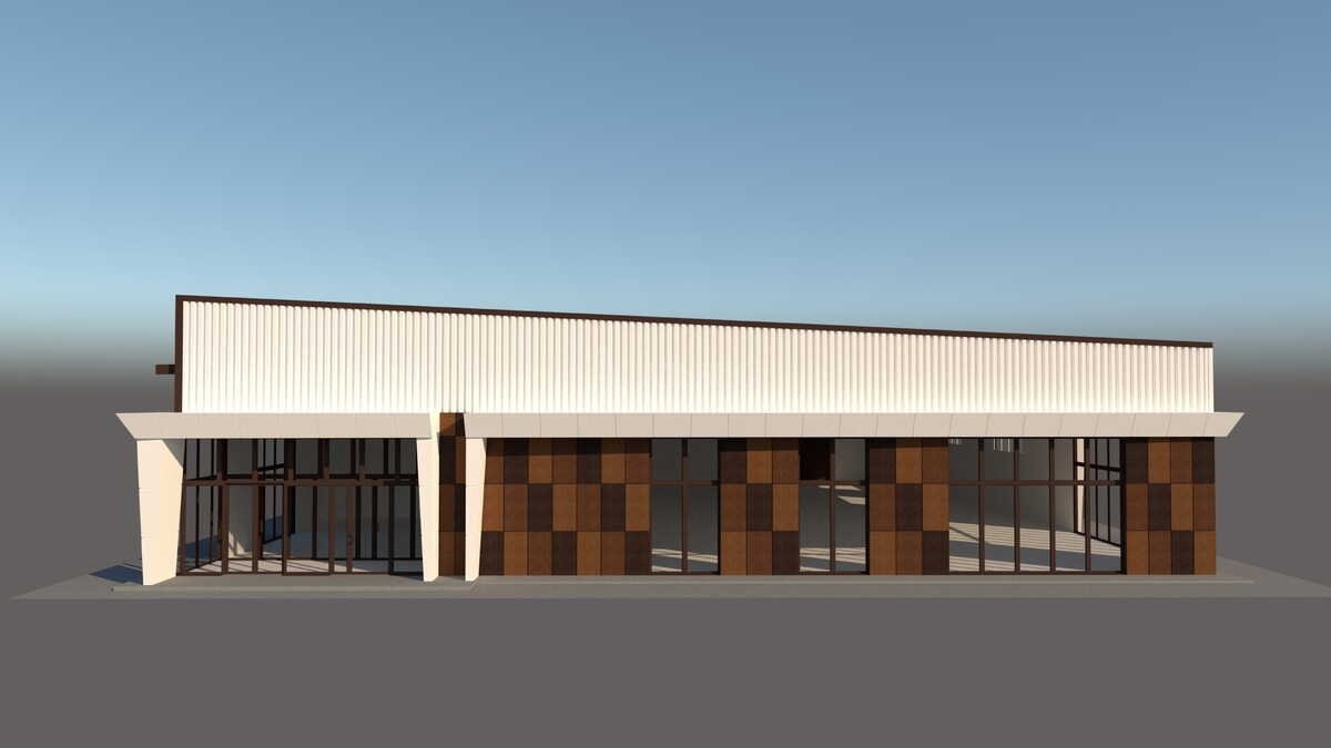 3D визуализация Магазин из сэндвич-панелей - фото 10