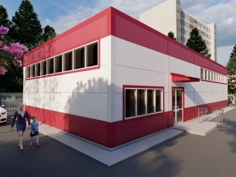 Магазин из сэндвич-панелей